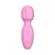 Vibrador Varinha Mágica Recarregável com 10 Modos de Vibração e Toque Aveludado Intt - Rosa (4)