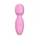 Vibrador Varinha Mágica Recarregável com 10 Modos de Vibração e Toque Aveludado Intt - Rosa (2)