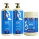 Kit Neutro Shampoo, Condicionador e Banho de Creme 1L Bio Extratus