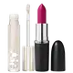 Kit M·A·C MACximal Satin Popstar Pink + Lipglass Airshine Frosting (2 Produtos)