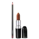 Kit M·A·C Lustreglass Can't Dull My Shine + Lip Pencil Plum (2 Produtos)