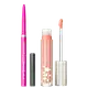 Kit M.A.C Lipglass Airshine Behaved + Lipglazer Glossy Liner Candy Yum Yum (2 Produtos)