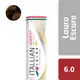 Kit Itallian Color 3 Tintura 6.0 Louro Escuro + Emulsão Oxigenada 30 Vol. 1Lt (5)