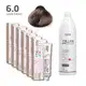 Kit 6 Coloração Itallian Color 6.0 Louro Escuro 60g + Oxi 1L (1)