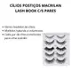 Cílios Postiços Macrilan Lash Book C/5 Pares Cód.eb101 (2)