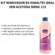 Kit Removedor de Esmaltes Ideal Sem Acetona 500ml C/3 (4)