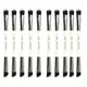 Combo 10 Unidades Pincel Duplo Para Sombra Linha W - Macrilan - W502 (1)