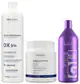 Kit Ox 30 Pó Descolorante Azul e Matizador Blond Prohall