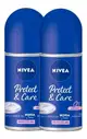 Kit 2 Desodorantes Roll On Protect & Care - 50ml (2)