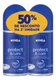 Kit 2 Desodorantes Roll On Protect & Care - 50ml (6)