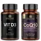 Kit Essential Nutrition VIT D3 2000 UI Coenzima COQ10 Duo (2 Produtos) (1)