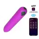Vibrador Bullet Inteligente 10 Modos, Controle Via App e Recarregável Cor Roxo (3)