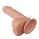 Protese em formato de Pênis Realístico Com Vibração 21,8 cm Beautiful - Baile (7)