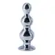 Sexy Import Pedra Vermelha 9,5cm x 3,6cm - Plug Anal Escalonado em Aço (1)