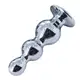 Sexy Import Pedra Vermelha 9,5cm x 3,6cm - Plug Anal Escalonado em Aço (4)