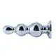 Sexy Import Pedra Vermelha 9,5cm x 3,6cm - Plug Anal Escalonado em Aço (3)