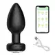 Plug Anal Vibrador com Controle por Aplicativo 10 Intensidades 6,5cm x 3,5cm Recarregável Resistente à Água (6)