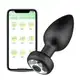 Plug Anal Vibrador com Controle por Aplicativo 10 Intensidades 6,5cm x 3,5cm Recarregável Resistente à Água (1)