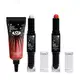Combo Halloween QDB: Lágrimas de Glitter Vermelho 9ml + Bastão Duo Laranja e Roxo 4,4g + Bastão Duo Preto e Branco 4,4g (2)