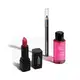 Combo Mini Make Básica: Batom Vermelho 1,6g + Lápis de Olhos Preto 600mg + Óleo de Limpeza Facial 30ml