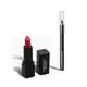 Combo Mini Make Clássica: Batom Vermelho 1,6g + Lápis de Olhos Preto 600mg