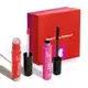 Combo Presente Dos Sonhos: Máscara De Cílios 4 em 1 10g + Gloss Vermelho  4ml + Caixa Presenteável