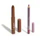 Combo By Nah Cardoso: Gloss Labial Marrom Cocoa Melt 2,4ml + Lápis Contorno Labial Marrom Brave 1,1g