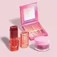 Combo Make Rosa: Hidratante Labial 9g + Blush Jelly Bordô 5g + Paleta De Maquiagem Multifuncional Rosa 7g (2)