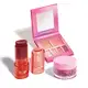 Combo Make Rosa: Hidratante Labial 9g + Blush Jelly Bordô 5g + Paleta De Maquiagem Multifuncional Rosa 7g (1)