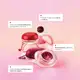 Batom E Blush Multifuncional Roxo Amora Fuji Mochi Blur 3,5g (4)