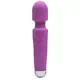 Vibrador massageador varinha em silicone com 20 modos de vibração Cor ROXO (2)