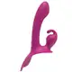 Vibrador Strapless Duplo Lord Rabbit S-Hande 3 Motores com Controle Remoto USB Cor Vinho (2)