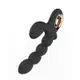 Vibrador de Ponto G e Clitóris Escalonado com Relevo Anatômico Recarregável Cor Preto (2)