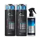 Combo Miracle Obrigatório: Shampoo Miracle 300ml + Condicionador Miracle 300ml + Spray Uso Obrigatório; 260ml