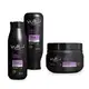 Combo Vult Cabelos Liso Profundo: Shampoo 350ml + Condicionador 325ml + Máscara Capilar 250g (1)
