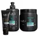 Combo Low Poo Ondulados: Co-Wash Nutritivo 250ml + Máscara Hidra-Reparadora 500g + Creme de Pentear Hidradefinição 300ml (1)