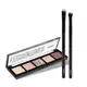 Combo Vult: Paleta De Sombras Essentials Rose 3g + Pincel Para Aplicar Sombra + Pincel De Esfumar Sombra