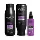 Combo Vult Cabelos Liso Profundo: Shampoo 350ml + Condicionador 325ml + Spray Blindagem 100ml