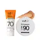 Combo Vult Proteção Facial: Protetor Solar Facial FPS 70 40ml + Pó Compacto Facial Médio Claro FPS 90 6g