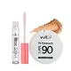 Combo Vult Finalização da Make: Pó Compacto Facial Médio Claro FPS 90 6g + Máscara Incolor 3 em 1 2,5g