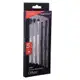 Kit com 5 Pinceis Profissional para olhos WB802 Macrilan (1)
