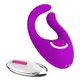 Vibrador Recarregável com Motor Duplo e Controle Sem Fio na cor roxa (1)