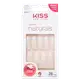 Kiss New York Salon Naturals Quadrado Longo - Unhas Postiças (28 Unidades) (1)