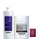 Kit Descoloração Pó Ultra Clareador Branco e Ox 40 Prohall