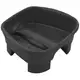 Bacia de Pedicure Dompel com Pedestal Preto