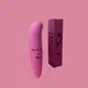 Vibrador Ponto G Aveludado Silicone Feminino Massageador Vaginal Anatômico Estimulador Íntimo Prazer Orgasmo Curvo Macio Discreto Sex Toy Adulto Abs Vibração Pilha Curadoria Lilás Resistente Água (2)