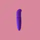 Vibrador Ponto G Aveludado Silicone Feminino Massageador Vaginal Anatômico Estimulador Íntimo Prazer Orgasmo Curvo Macio Discreto Sex Toy Adulto Abs Vibração Pilha Curadoria Lilás Resistente Água (4)