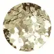 Glitter Hexagonal Dourado Metalizado com Reflexo Prateado 3g