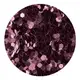 Glitter Hexagonal Rosa Metalizado com Reflexo Prateado 3g