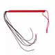 Chicote Fino com Alça - 58 cm | Vermelho | Brasil Fetiche